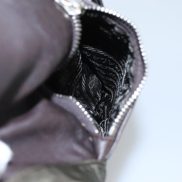 PRADA Tote Bag Nylon Green Auth 110543