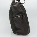 PRADA Tote Bag Nylon Green Auth 110543-4