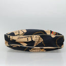 CHANEL Mademoiselle Tote Bag Canvas Navy CC Auth 110544-10