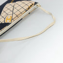 CHANEL Mademoiselle Tote Bag Canvas Navy CC Auth 110544A-27