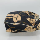 CHANEL Mademoiselle Tote Bag Canvas Navy CC Auth 110544A-4