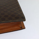 CELINE Macadam Canvas Shoulder Bag PVC Leather Brown Auth 110551-13