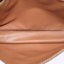 CELINE Macadam Canvas Shoulder Bag PVC Leather Brown Auth 110551-17