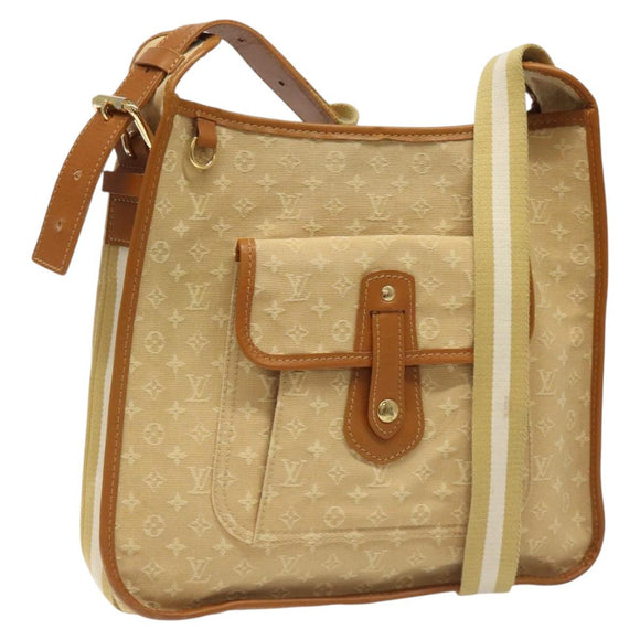 LOUIS VUITTON Monogram Mini Buzas Marie Kate Bag Beige M92323 LV Auth 110562