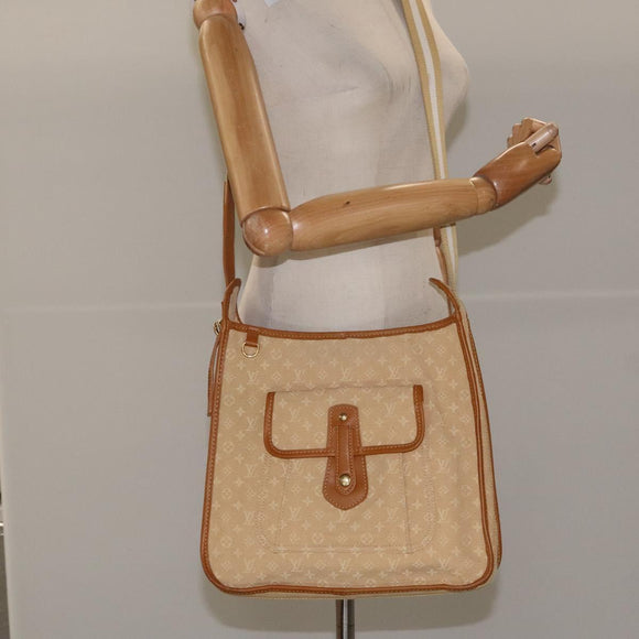 LOUIS VUITTON Monogram Mini Buzas Marie Kate Bag Beige M92323 LV Auth 110562