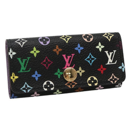 LOUIS VUITTON Monogram Multicolor Multi Cles 4 Key Case M93732 LV Auth 110582AV