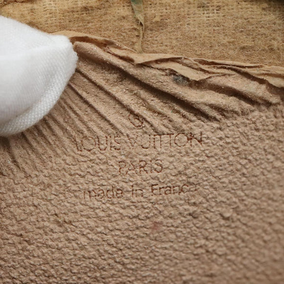 LOUIS VUITTON Monogram Trousse Demi Ronde Cosmetic Pouch M47520 LV Auth 110615