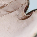 LOUIS VUITTON Monogram Trousse Demi Ronde Cosmetic Pouch M47520 LV Auth 110615-17