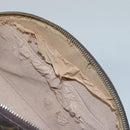 LOUIS VUITTON Monogram Trousse Demi Ronde Cosmetic Pouch M47520 LV Auth 110615-11