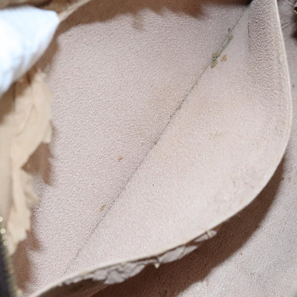 LOUIS VUITTON Monogram Trousse Demi Ronde Cosmetic Pouch M47520 LV Auth 110615