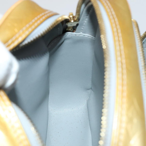 LOUIS VUITTON Monogram Vernis Wooster Shoulder Bag Gris M91036 LV Auth 110625