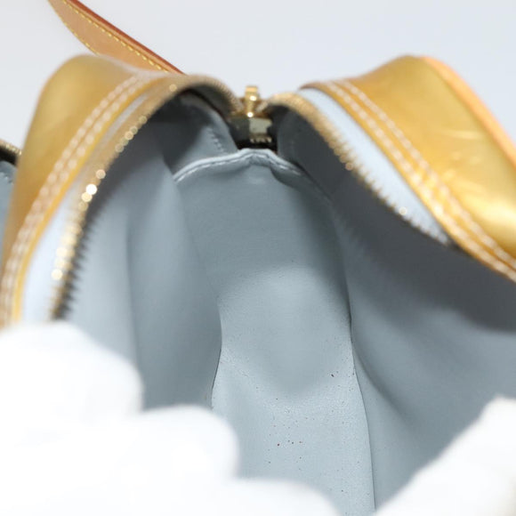 LOUIS VUITTON Monogram Vernis Wooster Shoulder Bag Gris M91036 LV Auth 110625