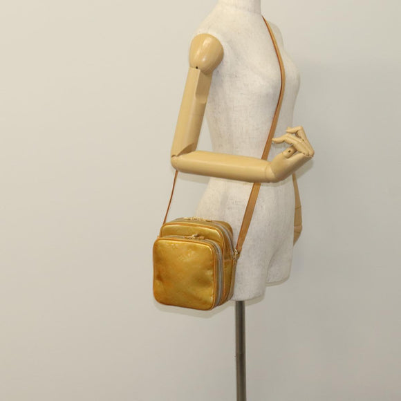 LOUIS VUITTON Monogram Vernis Wooster Shoulder Bag Gris M91036 LV Auth 110625