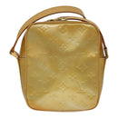LOUIS VUITTON Monogram Vernis Wooster Schoudertas Gris M91036 LV Auth 110625-2