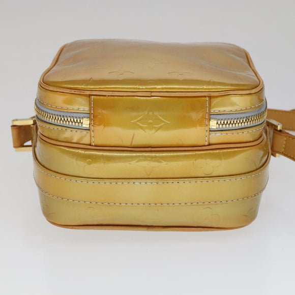 LOUIS VUITTON Monogram Vernis Wooster Schoudertas Gris M91036 LV Auth 110625