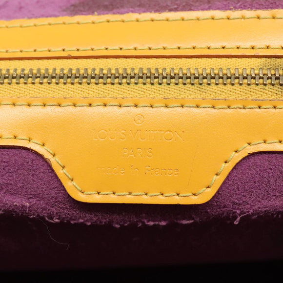 LOUIS VUITTON Epi Lussac Shoulder Bag Yellow M52289 LV Auth 110657