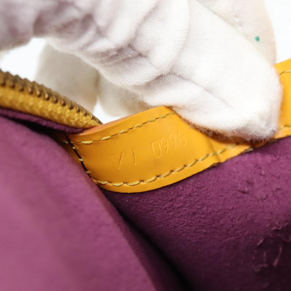 LOUIS VUITTON Epi Lussac Shoulder Bag Yellow M52289 LV Auth 110657