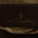 GUCCI GG Supreme Web Sherry Line Shoulder Bag PVC Beige Gold Auth 110668-18