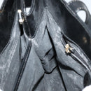 GUCCI Hand Bag Leather 2way Black Gold 000 2046 0562 Auth 110671-20