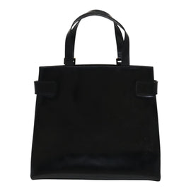 GUCCI Hand Bag Leather 2way Black Gold 000 2046 0562 Auth 110671 - 0