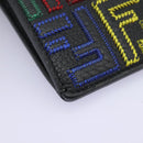 FENDI Zucca Canvas Smartphone Pochette Pouch Black Auth 110673-15