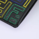 FENDI Zucca Canvas Smartphone Pochette Pouch Black Auth 110673-16