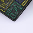 FENDI Zucca Canvas Smartphone Pochette Pouch Black Auth 110673V-18