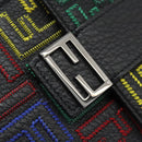 FENDI Zucca Canvas Smartphone Pochette Pouch Black Auth 110673V-19