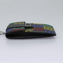 FENDI Zucca Canvas Smartphone Pochette Pouch Black Auth 110673-3