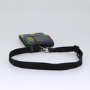 FENDI Zucca Canvas Smartphone Pochette Pouch Black Auth 110673-7