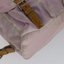 PRADA Backpack Nylon Pink Auth 110692-18