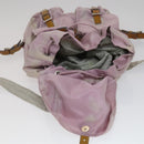 PRADA Backpack Nylon Pink Auth 110692-23