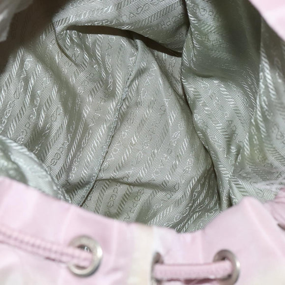 PRADA Backpack Nylon Pink Auth 110692