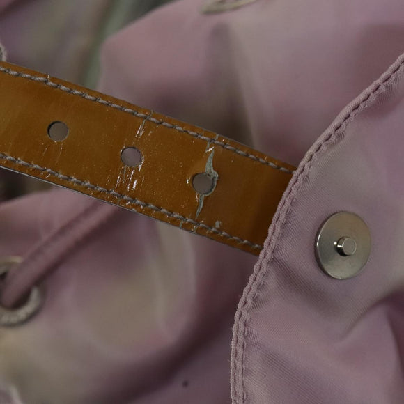 PRADA Backpack Nylon Pink Auth 110692