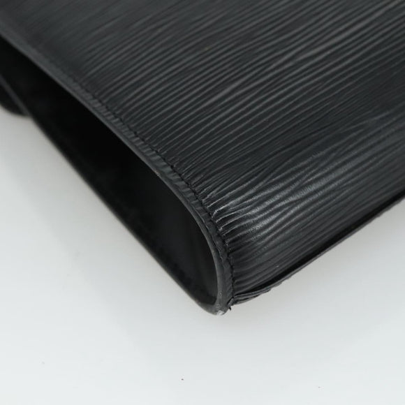 LOUIS VUITTON Epi Art Deco Clutch Bag Black M52632 LV Auth 110730