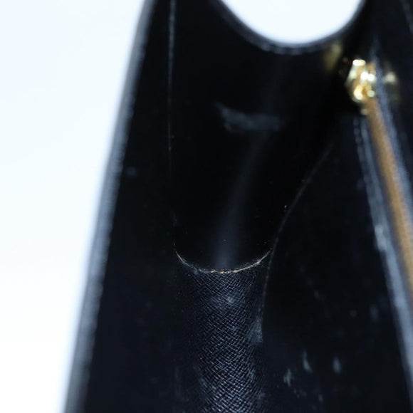 LOUIS VUITTON Epi Art Deco Clutch Bag Black M52632 LV Auth 110730