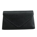 LOUIS VUITTON Epi Art Deco Clutch Bag Black M52632 LV Auth 110730-13