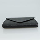 LOUIS VUITTON Epi Art Deco Clutch Bag Black M52632 LV Auth 110730-6
