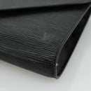LOUIS VUITTON Epi Art Deco Clutch Bag Black M52632 LV Auth 110730-7