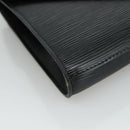 LOUIS VUITTON Epi Art Deco Clutch Bag Black M52632 LV Auth 110730-14