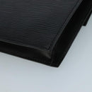 LOUIS VUITTON Epi Hublot Shoulder Bag Black Red M52557 LV Auth 110731-15