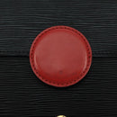 LOUIS VUITTON Epi Hublot Shoulder Bag Black Red M52557 LV Auth 110731-17