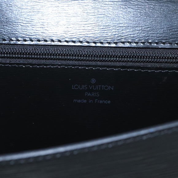 LOUIS VUITTON Epi Hublot Shoulder Bag Black Red M52557 LV Auth 110731