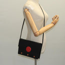 LOUIS VUITTON Epi Hublot Shoulder Bag Black Red M52557 LV Auth 110731-22