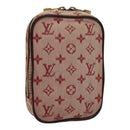 LOUIS VUITTON Monogram Mini Usu Digital Pouch Red M60001 LV Auth 110736-1