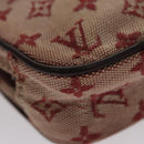 LOUIS VUITTON Monogram Mini Usu Digital Pouch Red M60001 LV Auth 110736-16