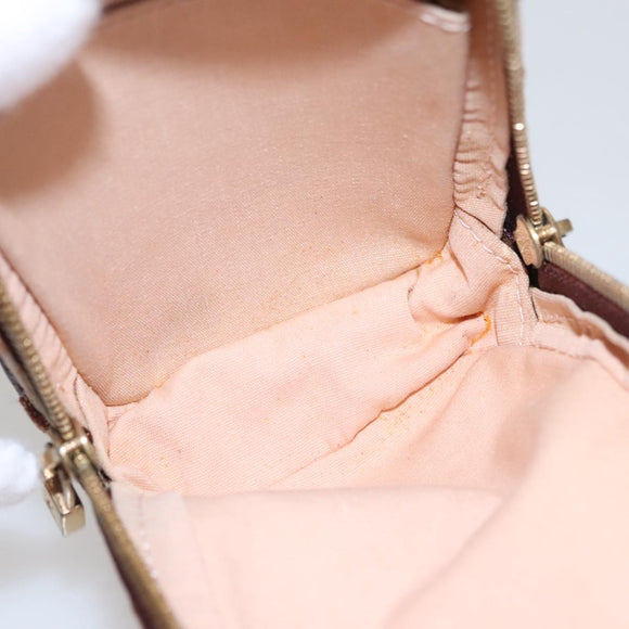 LOUIS VUITTON Monogram Mini Usu Digital Pouch Red M60001 LV Auth 110736