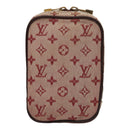 LOUIS VUITTON Monogram Mini Usu Digital Pouch Red M60001 LV Auth 110736-13
