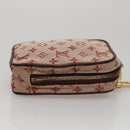 LOUIS VUITTON Monogram Mini Usu Digital Pouch Red M60001 LV Auth 110736-3
