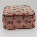 LOUIS VUITTON Monogram Mini Usu Digital Pouch Red M60001 LV Auth 110736-7